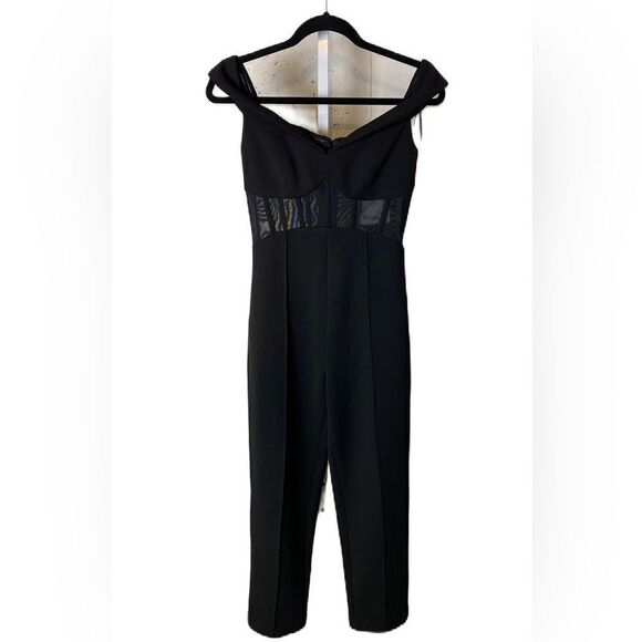 MISHA Bodice Black Jumpsuit - Picture 4 of 16